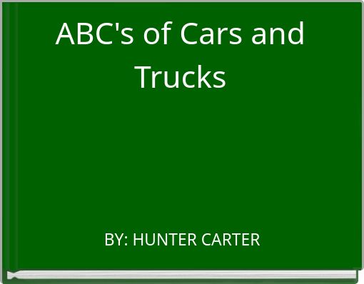 Book Cover for: ABC's of Cars and Trucks