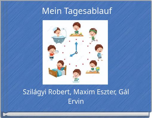 Front cover of 'Mein Tagesablauf' 