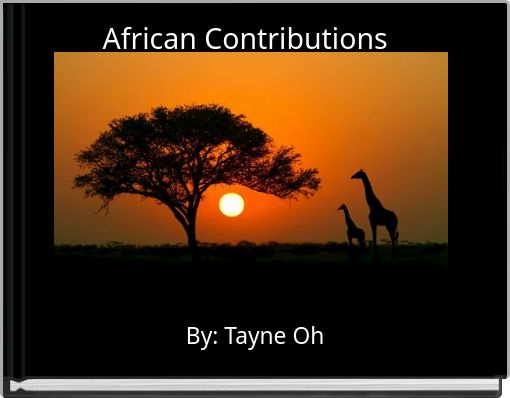 Book Cover for: African Contributions