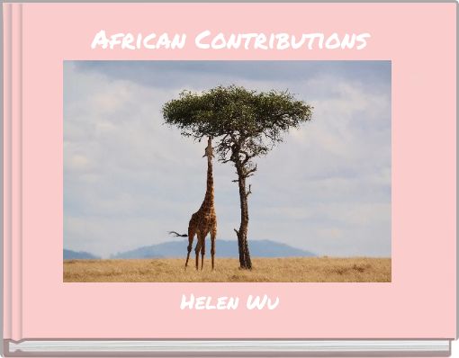 Front cover of 'African Contributions' 