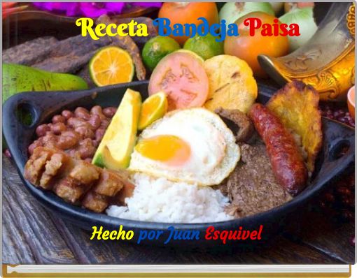 Book Cover for: Receta Bandeja Paisa
