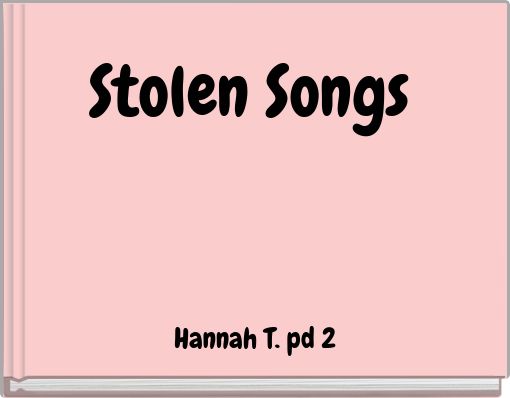 Front cover of 'Stolen Songs' 
