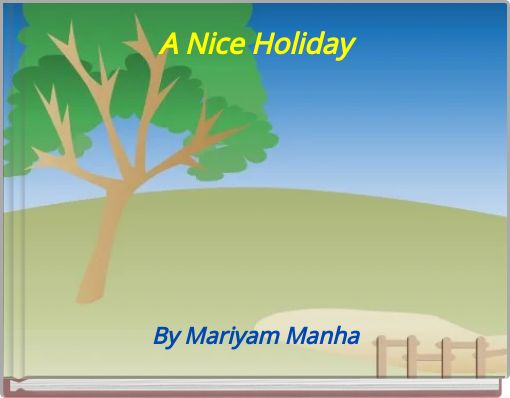 Front cover of 'A Nice Holiday' 