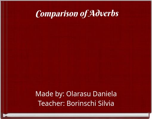Comparison of Adverbs