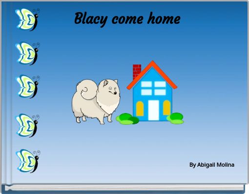 Front cover of 'Blacy come home' 