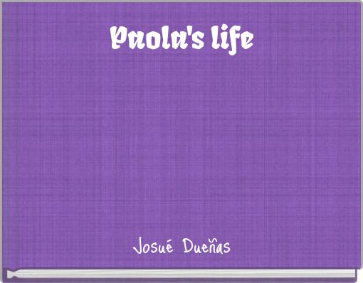 Front cover of 'Paola's life' 