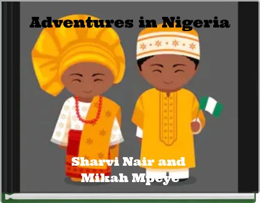 Front cover of 'Adventures in Nigeria' 