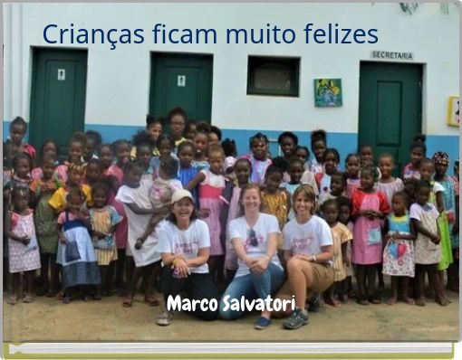 Crianças ficam muito felizes