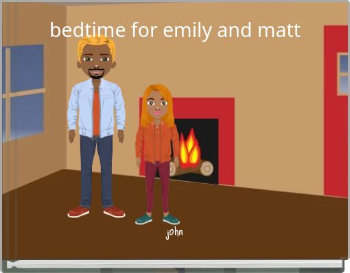 Front cover of 'bedtime for emily and matt' 