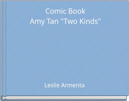 Comic Book Amy Tan "Two Kinds"