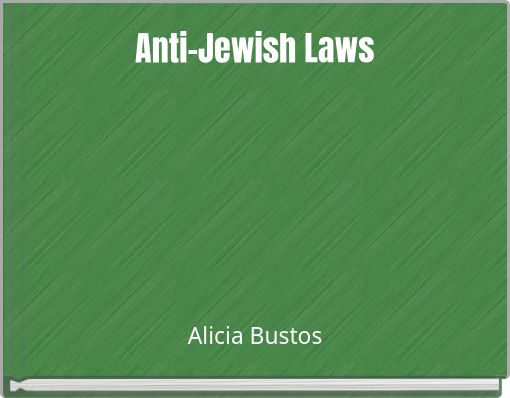 Anti-Jewish Laws