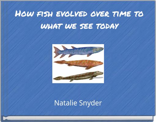Front cover of 'How fish evolved over time to what we see today' 