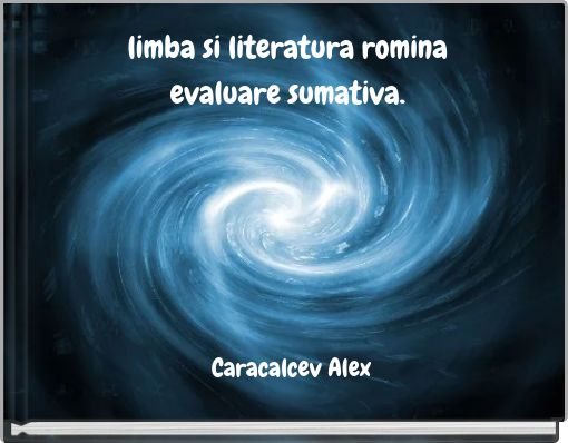 Front cover of 'limba si literatura romina evaluare sumativa.' 