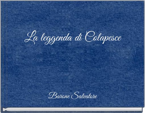 La leggenda di Colapesce