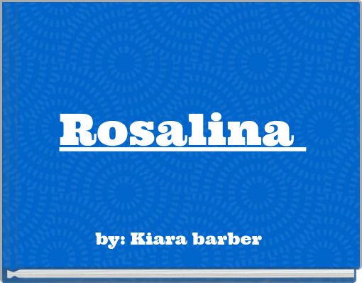 Front cover of 'Rosalina' 