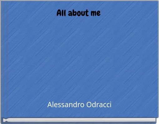 Front cover of 'All about me' 