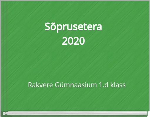 Sõprusetera 2020