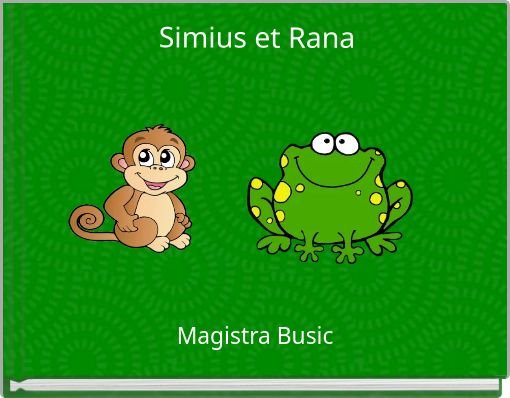 Simius et Rana
