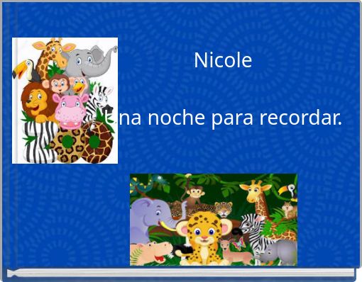 Front cover of 'Nicole Una noche para recordar.' 