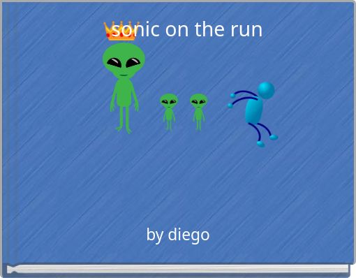 Front cover of 'sonic on the run' 