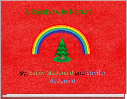 Front cover of 'A Rainbow in Nature' 