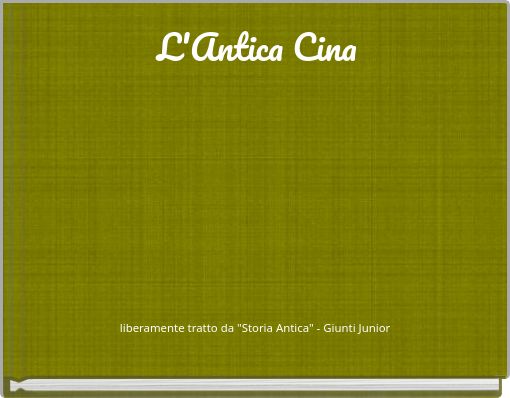 Front cover of 'L'Antica Cina' 