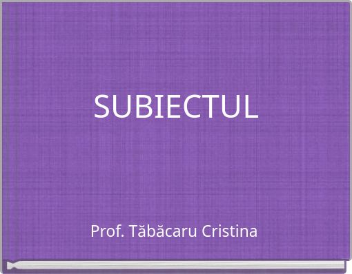 SUBIECTUL