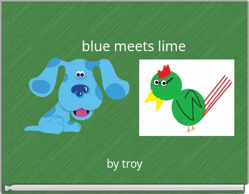 blue meets lime