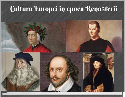 Front cover of 'Cultura Europei în epoca Renașterii' 
