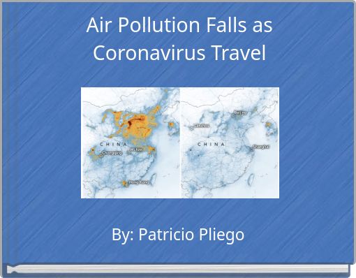 Front cover of 'Air Pollution Falls as Coronavirus Travel' 
