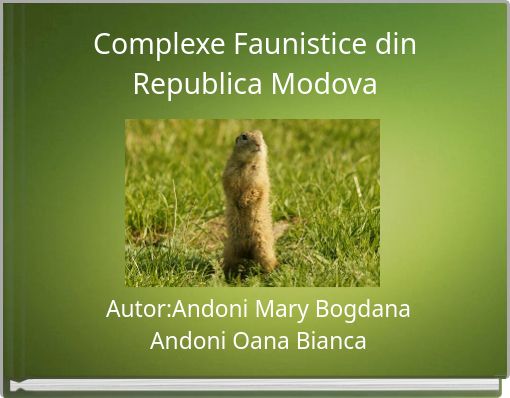 Complexe Faunistice din Republica Modova