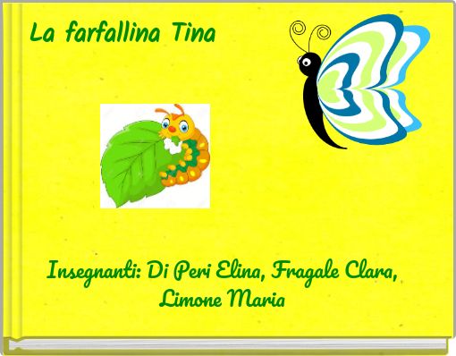 Front cover of 'La farfallina Tina' 