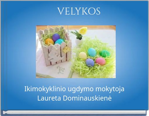 Front cover of 'VELYKOS' 