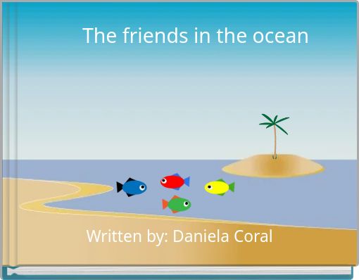The friends in the ocean