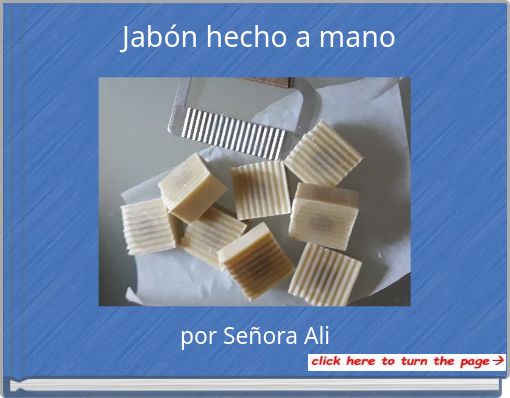 Front cover of 'Jabón hecho a mano' 