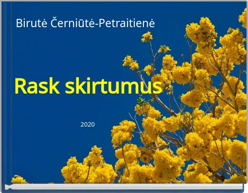 Book Cover for: Rask skirtumus 2020
