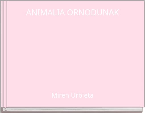 ANIMALIA ORNODUNAK