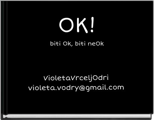 Book Cover for: OK! biti Ok, biti neOk