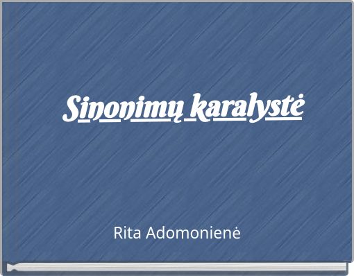 Sinonimų karalystė