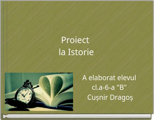 Proiect la Istorie