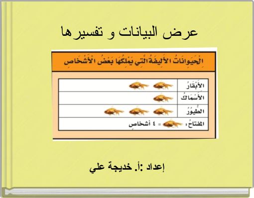 عرض البيانات و تفسيرها