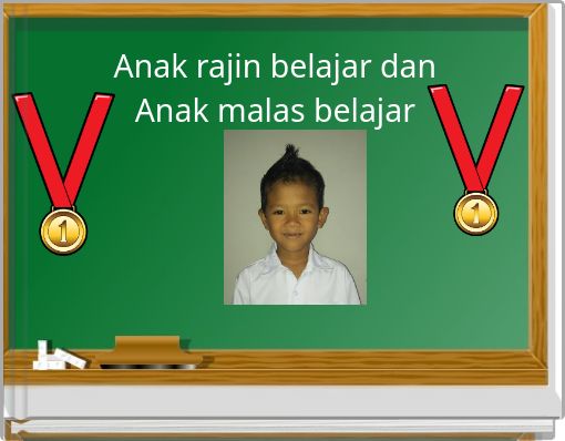 Front cover of 'Anak rajin belajar dan Anak malas belajar' 
