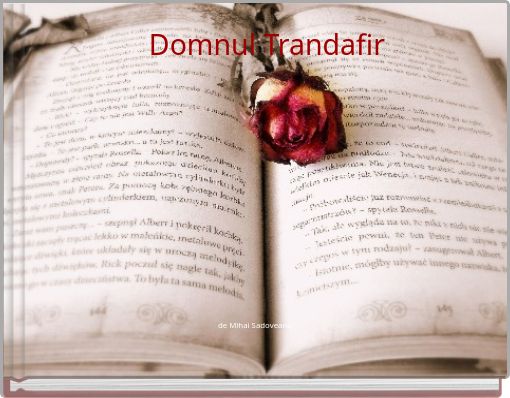 Front cover of 'Domnul Trandafir' 