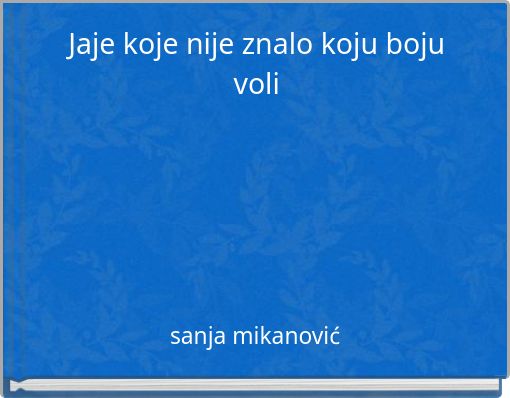 Jaje koje nije znalo koju boju voli