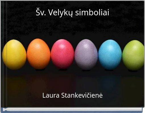 &Scaron;v. Velykų simboliai