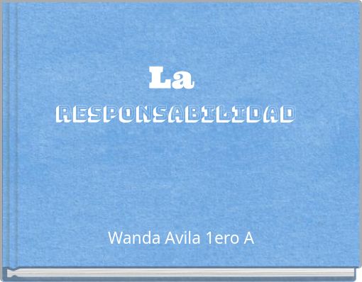 Front cover of 'La responsabilidad' 
