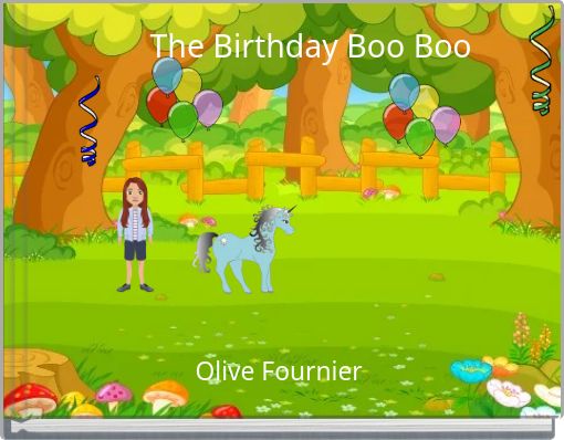 Front cover of 'The Birthday Boo Boo' 