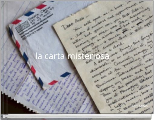 Book Cover for: la carta misteriosa