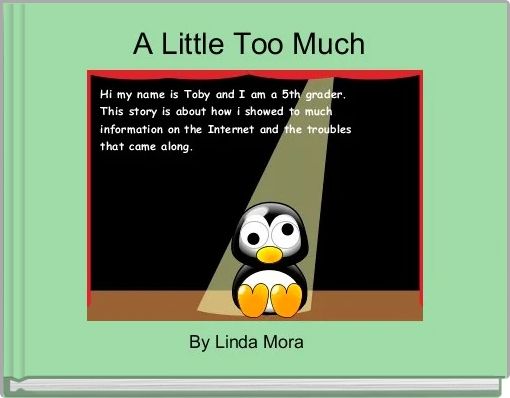 Front cover of 'A Little Too Much  ' 