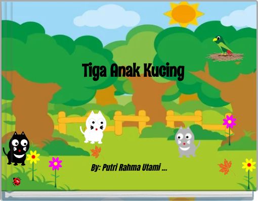 Front cover of 'Tiga Anak Kucing' 